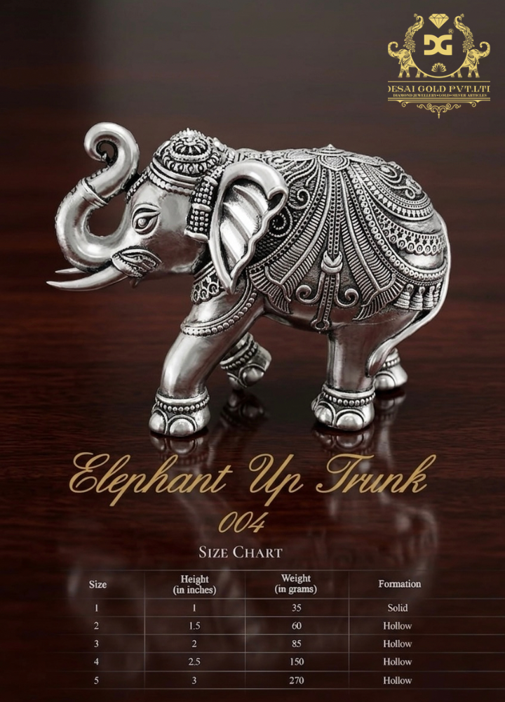 Elephant Up Trunk 004 (Hollow)