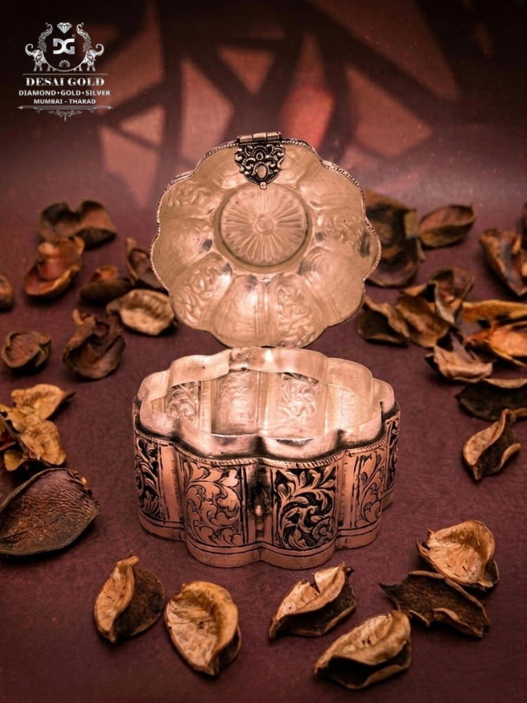 Antique Full Patti Theme Rice Dabbi