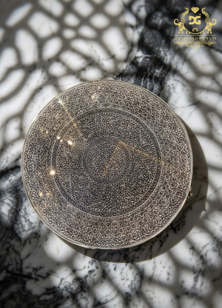 Antique Silver Centre Table