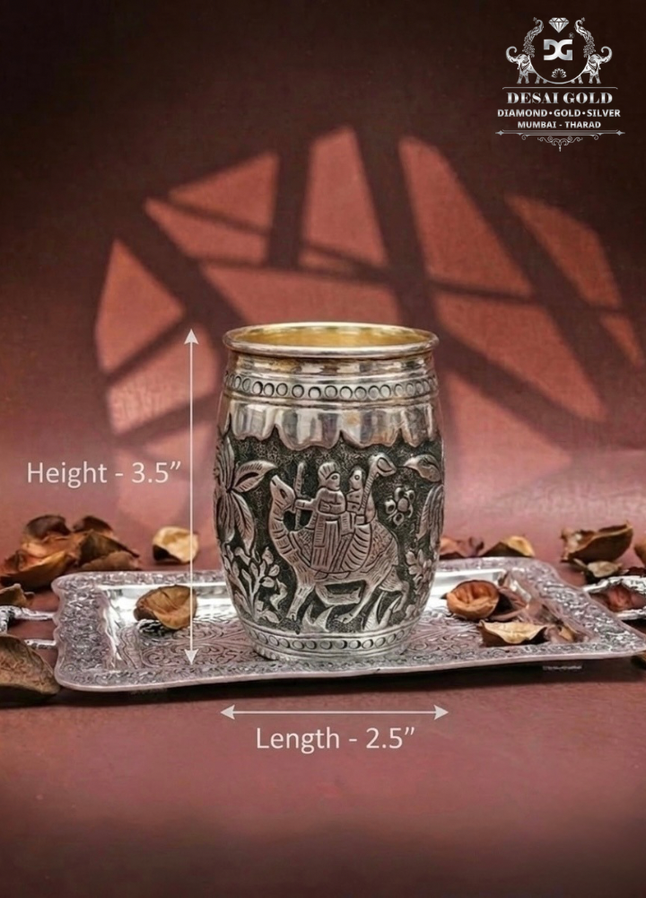 Camel Theme Antique Glass