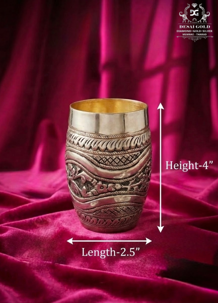 Flower Theme Antique Glass